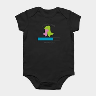 Dino's Sending Virtual Hug Baby Bodysuit